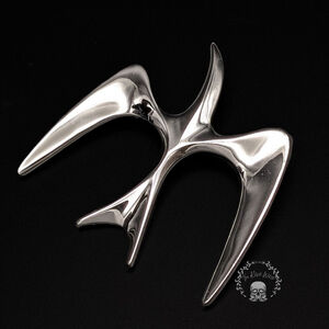Vintage Sarah Coventry Swallow Dove Bird Brooch Pin Silver Signed